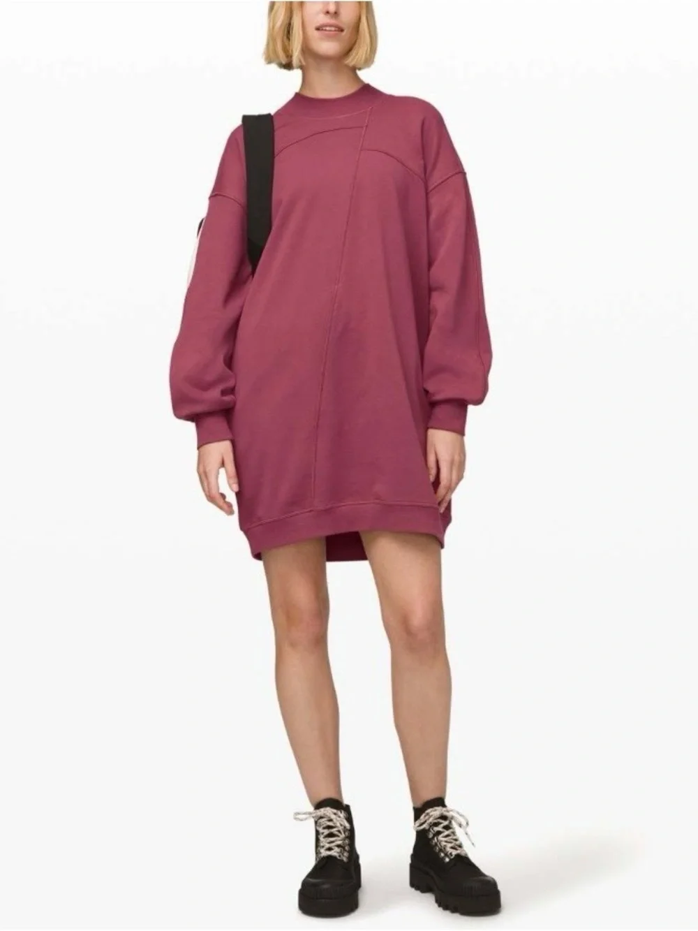 2019 Lululemon Broken Beats Sweater Dress Plumful Oversized Retired Size S